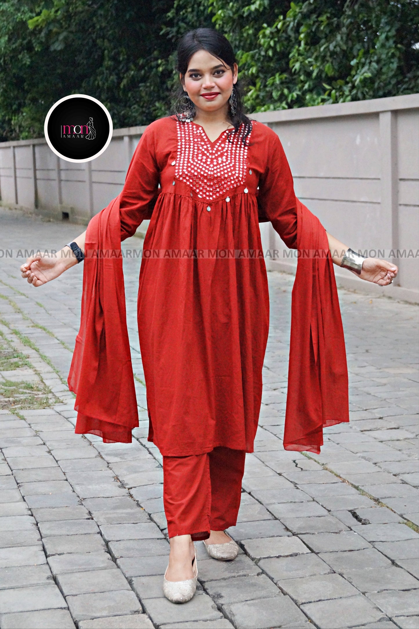 Fortune Favours- Cotton Kurti Set