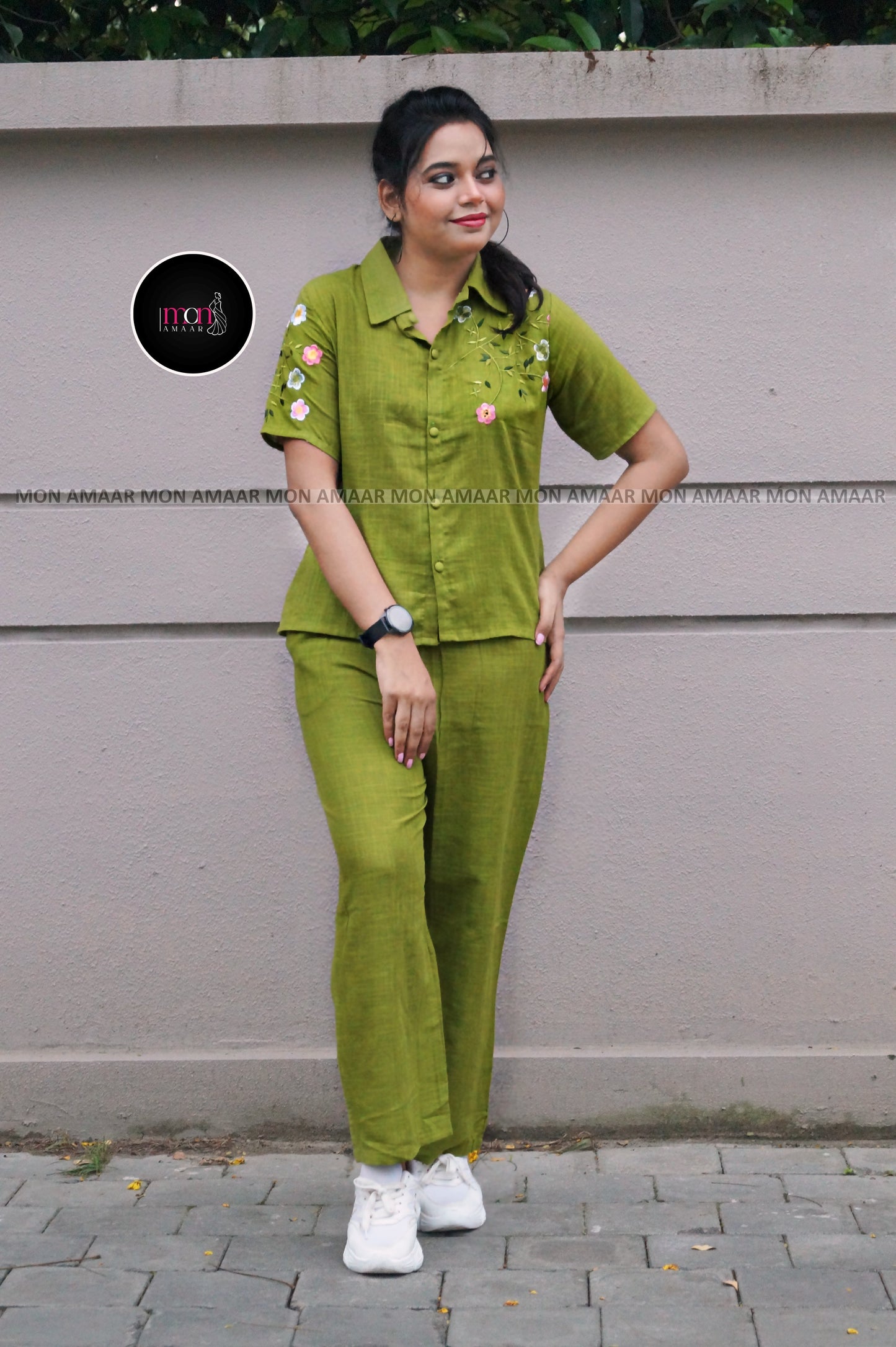 My Puja Glam Up-Cotton Coord Set