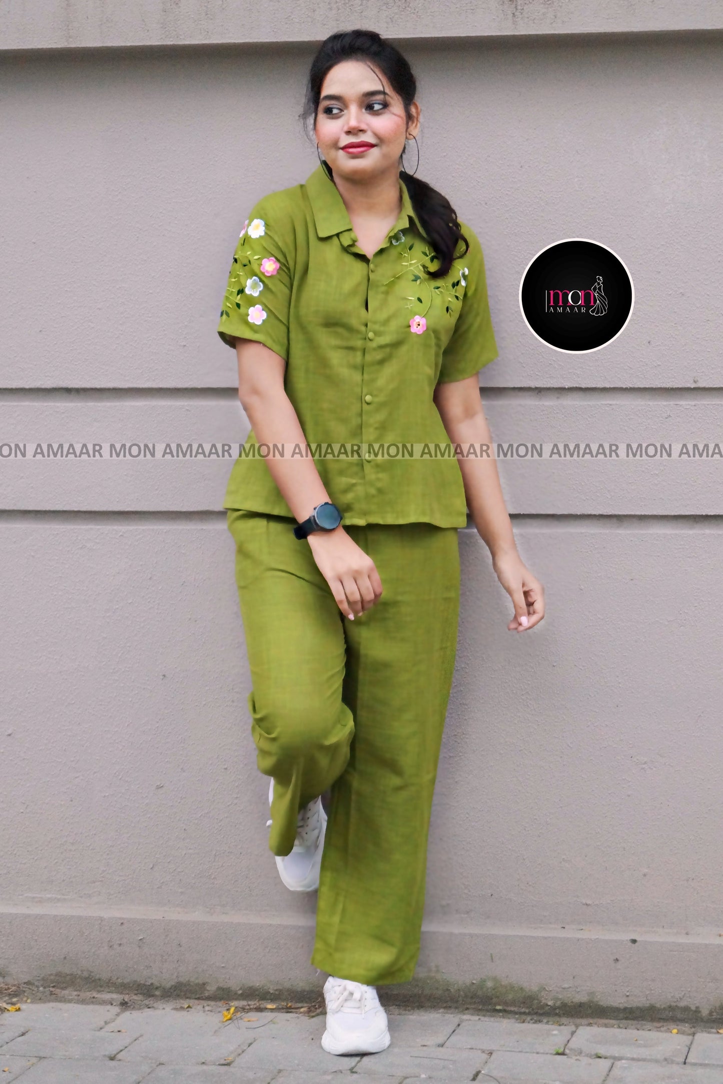 My Puja Glam Up-Cotton Coord Set