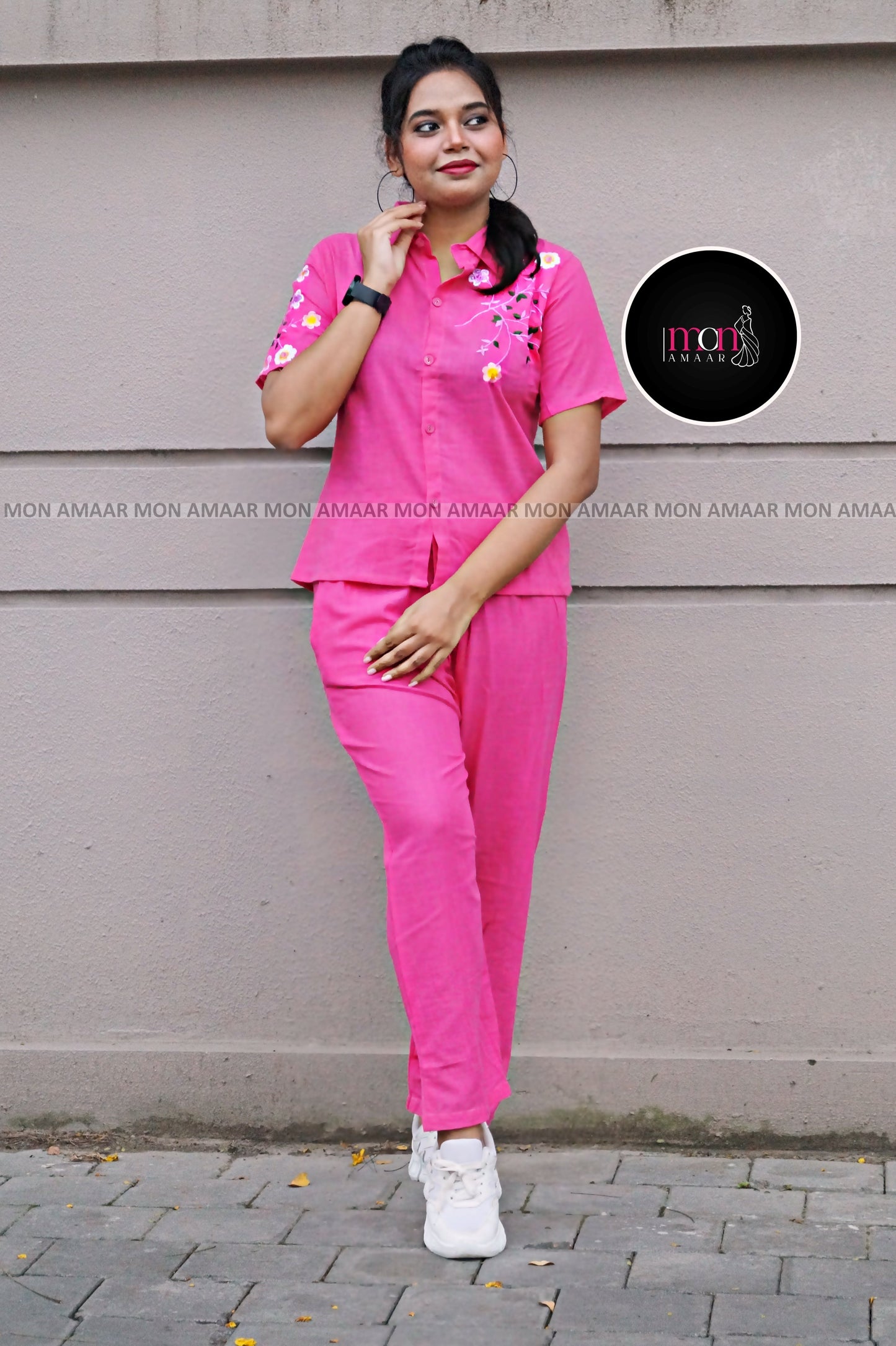 My Puja Glam Up-Cotton Coord Set