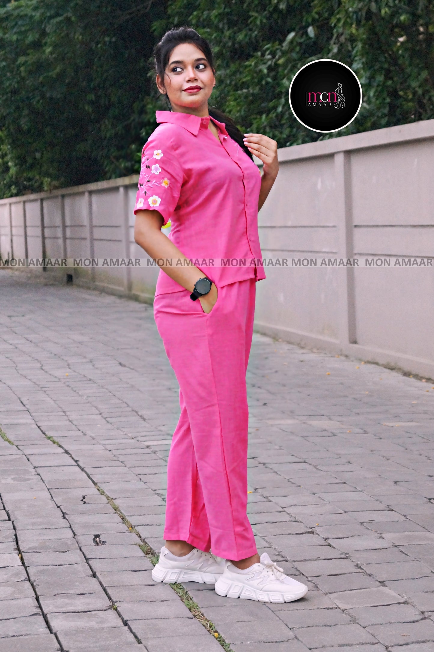 My Puja Glam Up-Cotton Coord Set