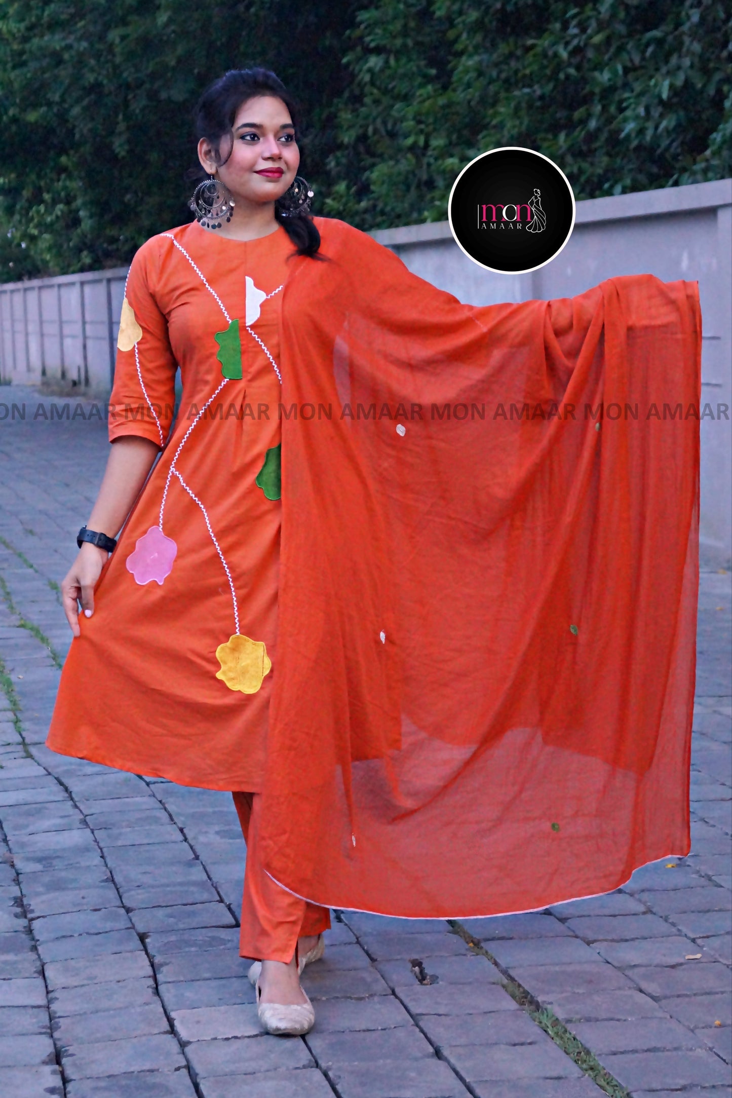 Jashan-E-Bahara Cotton Kurti Set