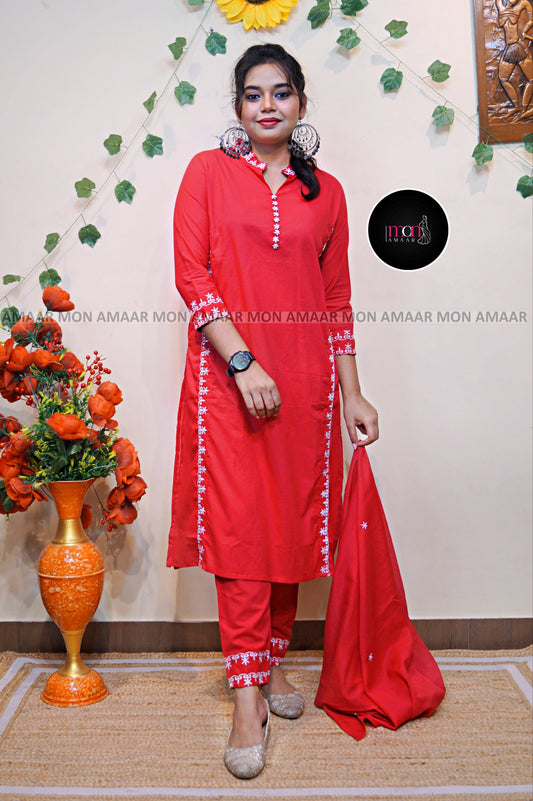Thoughtful Gift- Cotton Kurti Set