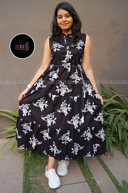 Seraphic Petal- Cotton Dress