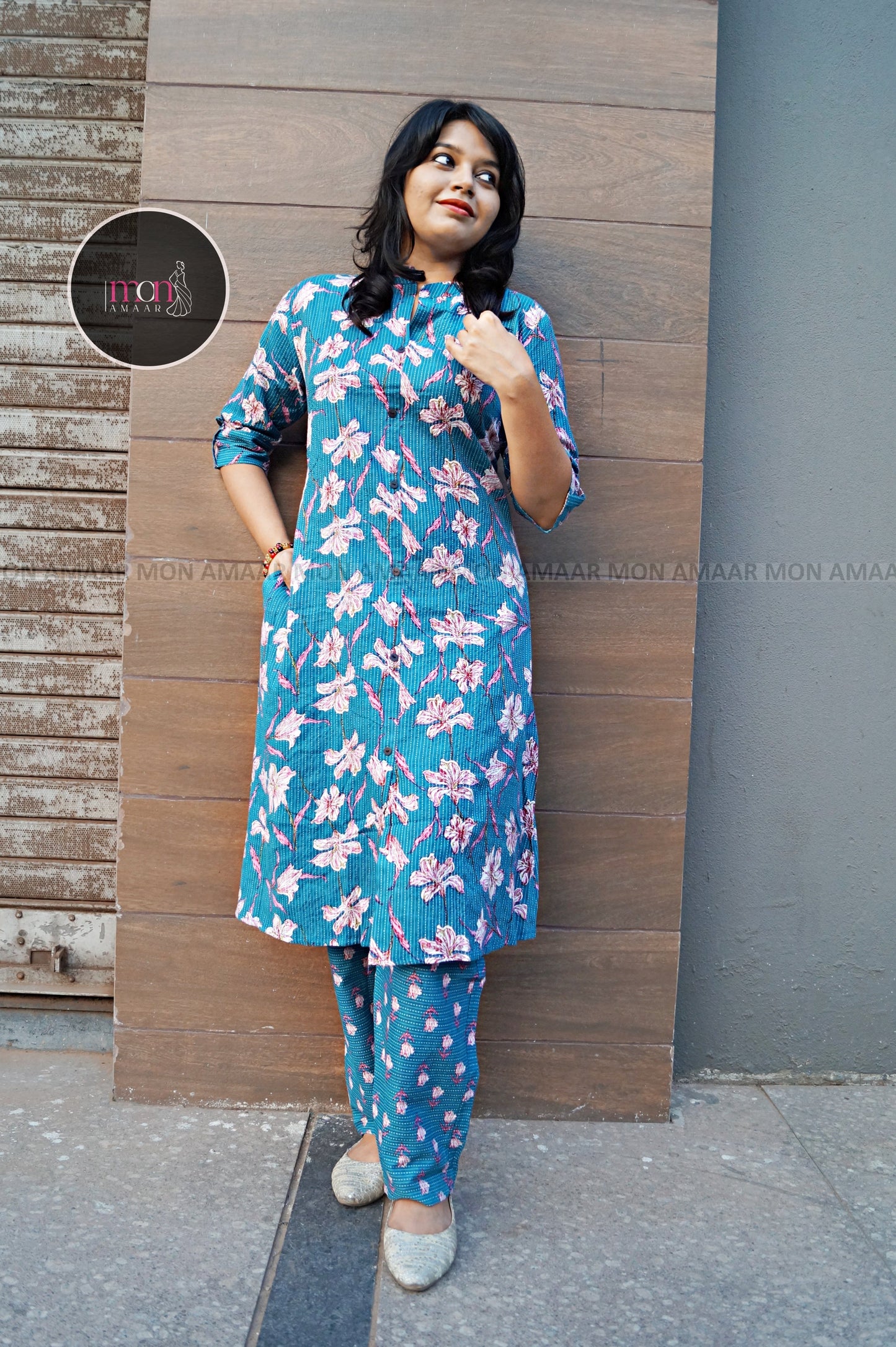 Style With Comfy-Kantha Cotton Coord Set
