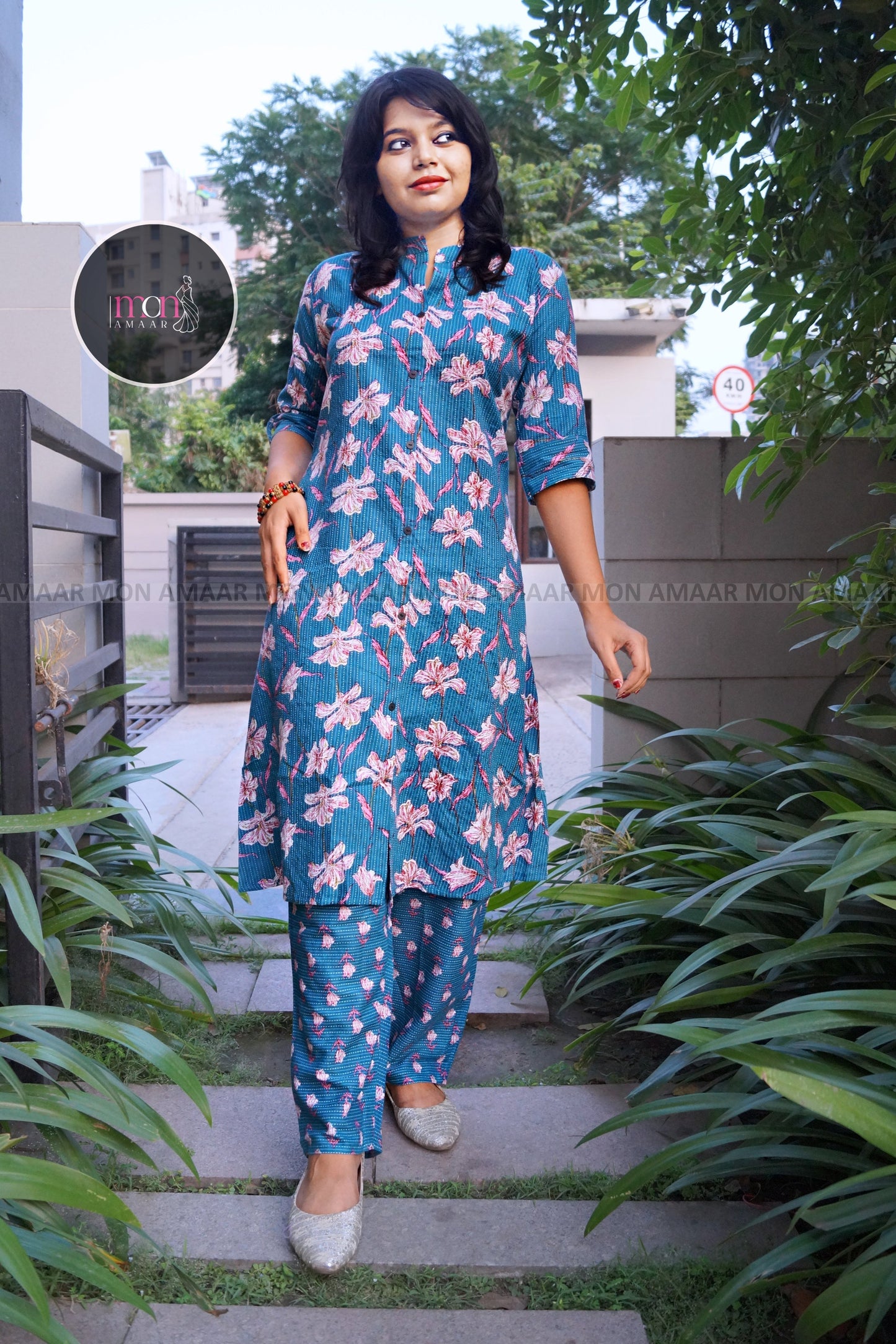 Style With Comfy-Kantha Cotton Coord Set