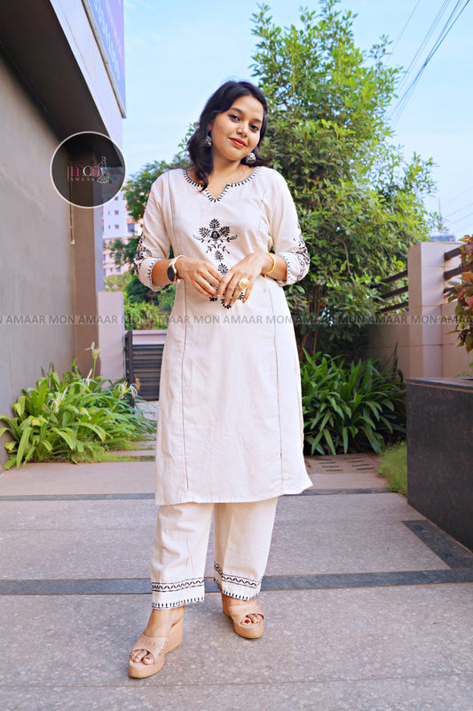 Finding Me- Cotton Kurti Set