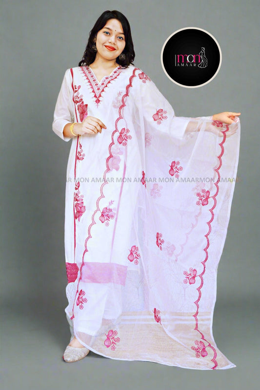 Desi Sweetness -Cotton Kurti Set