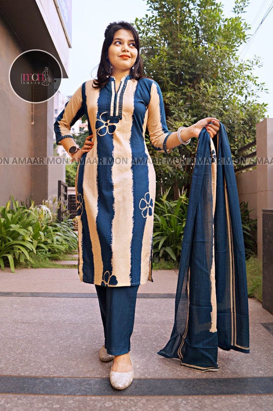A Soft Touch -Cotton Kurti Set