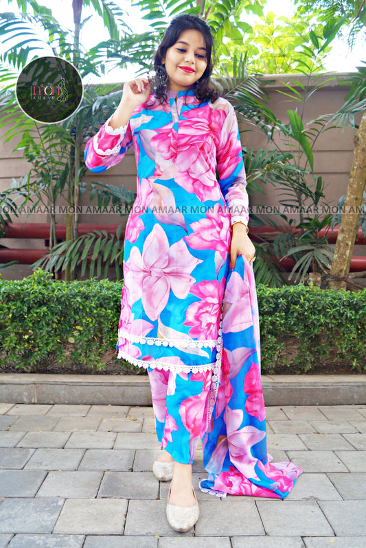 Palette of Affection - Colorful Vibrant Kurti Set