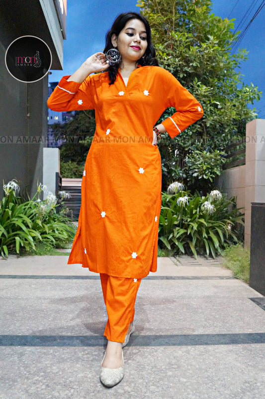New Trends- Cotton Kurti Set