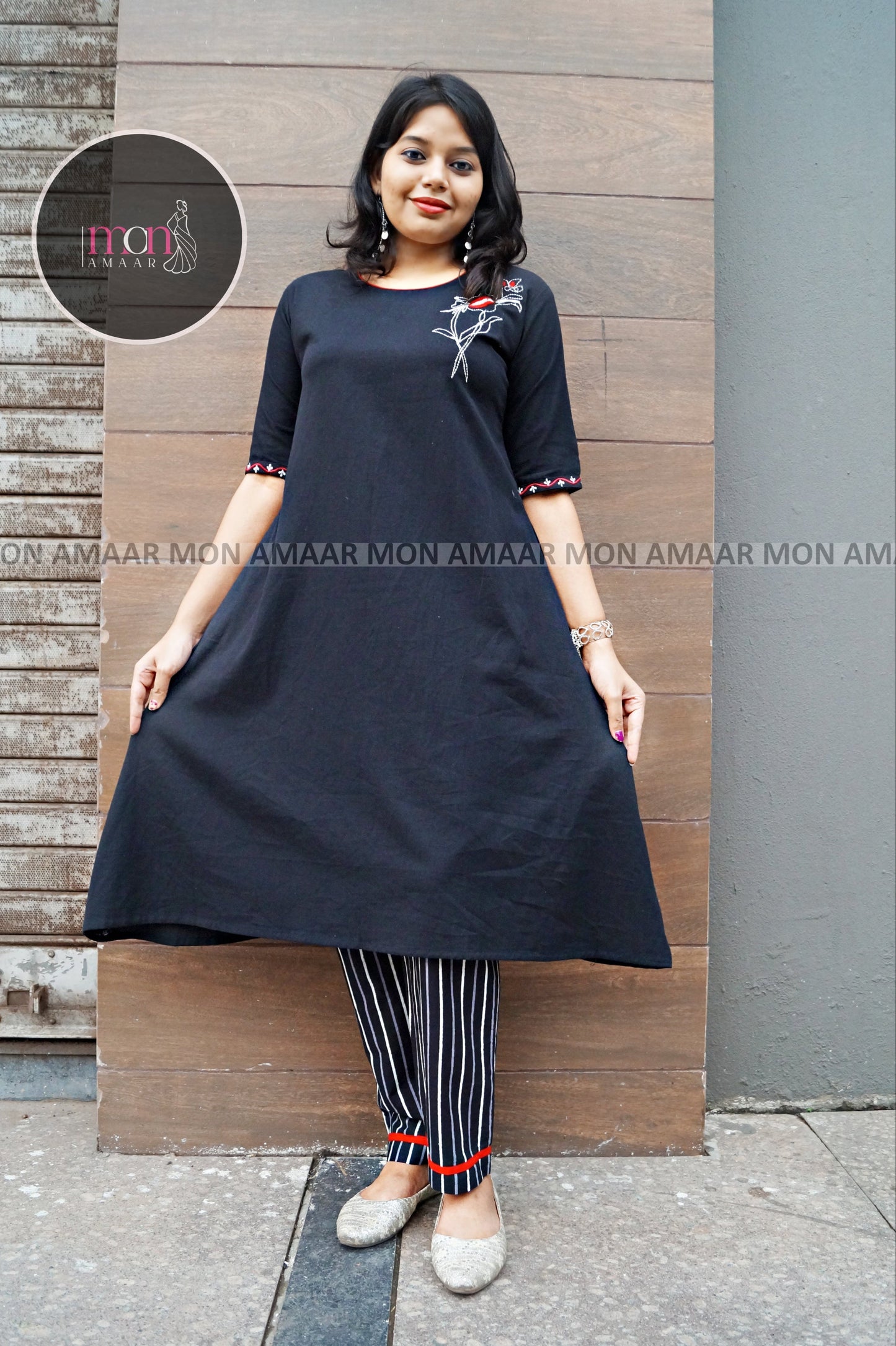 Elegance Choice -Cotton Kurti Set