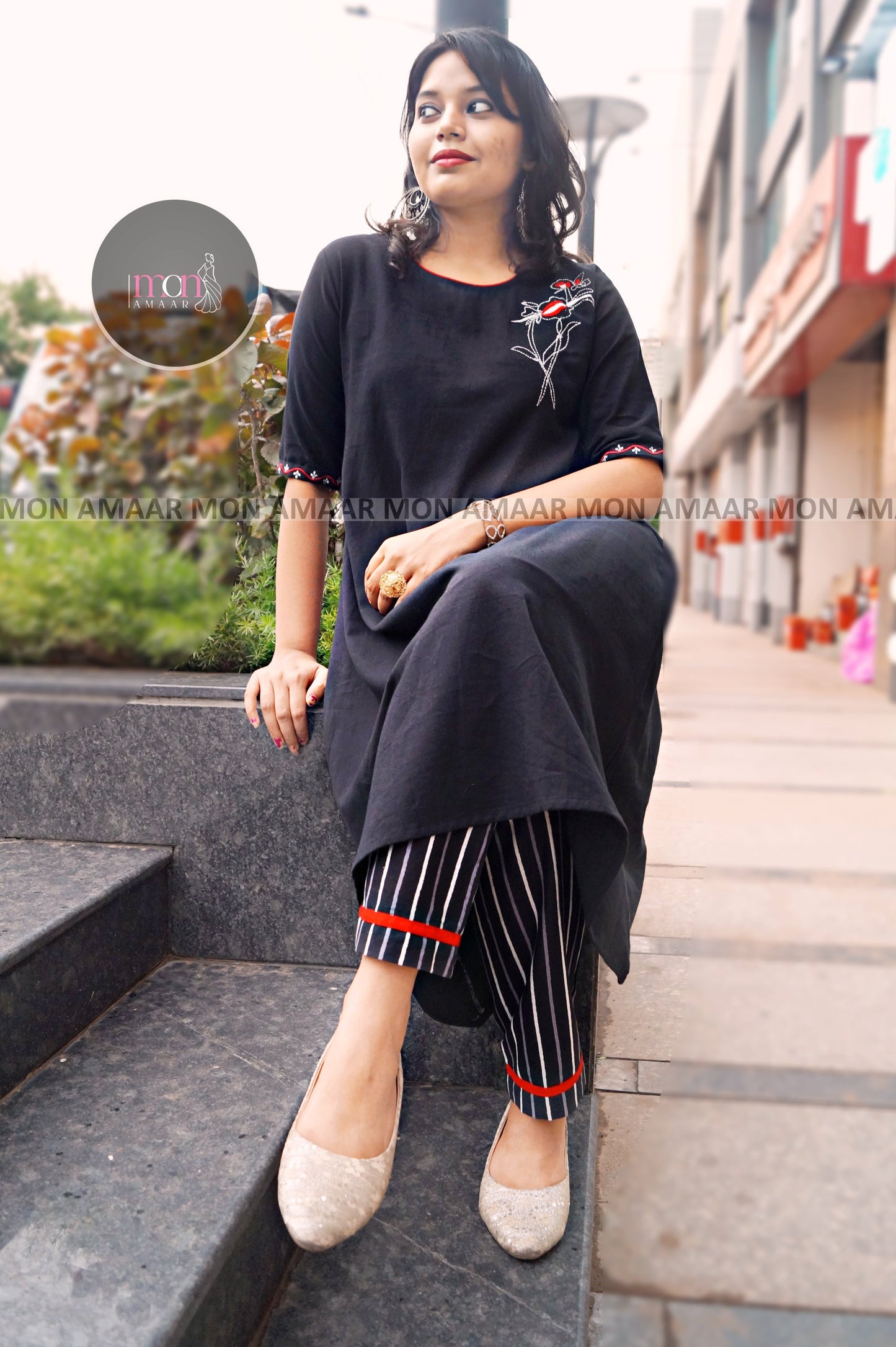 Elegance Choice -Cotton Kurti Set