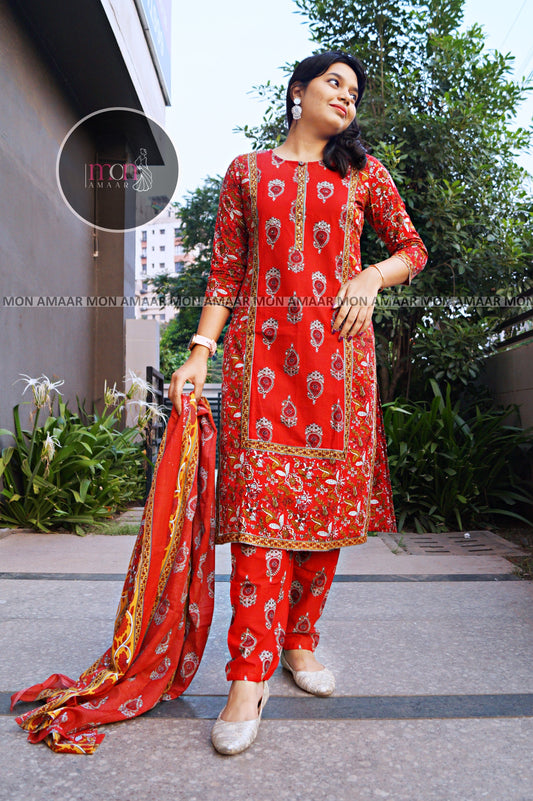 Summer Tales- Cotton Suit Set