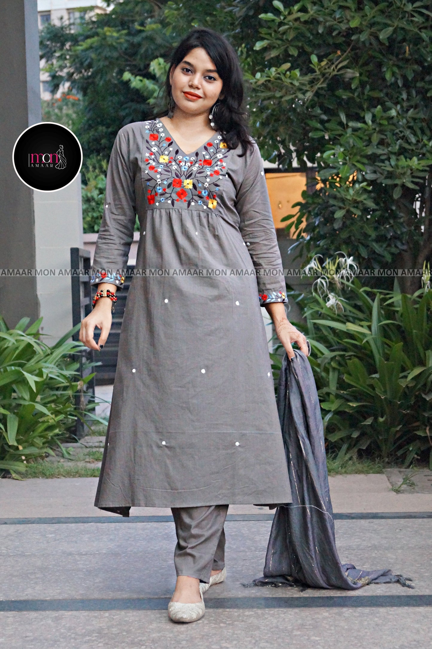 Sweet Moments- Cotton kurti Set