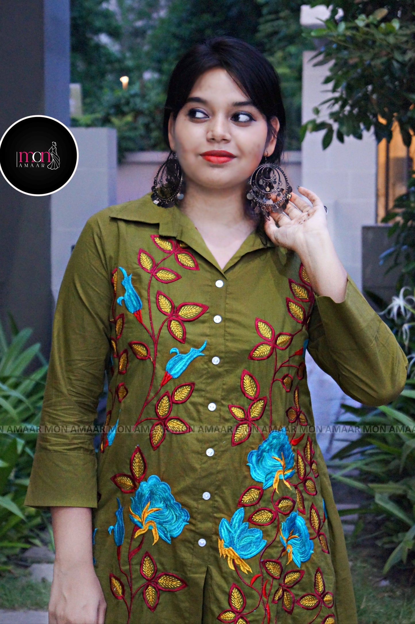 Perfectly Embroidered- Cotton Coord Set