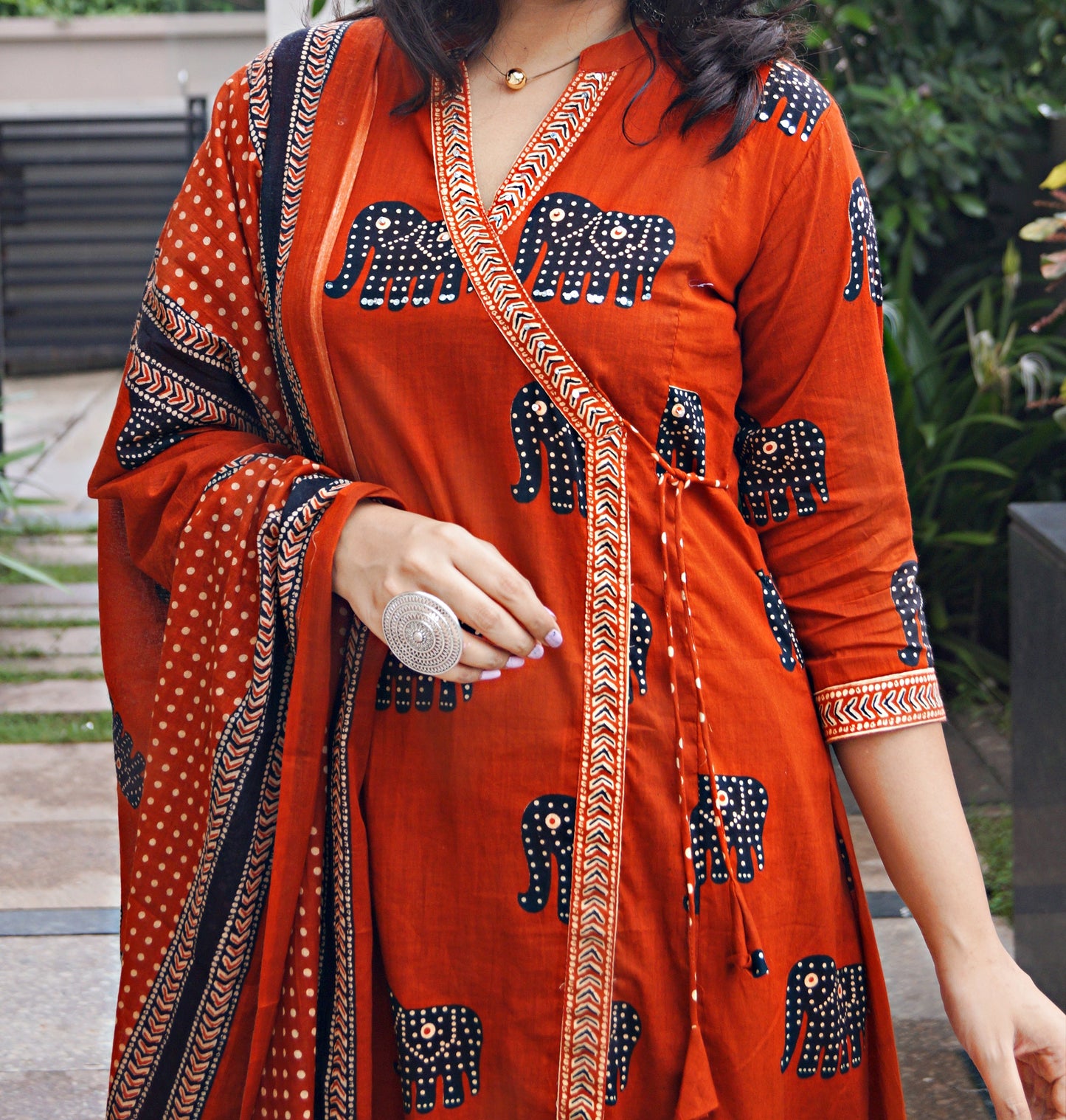 Urban Jungle -Cotton Kurti Set