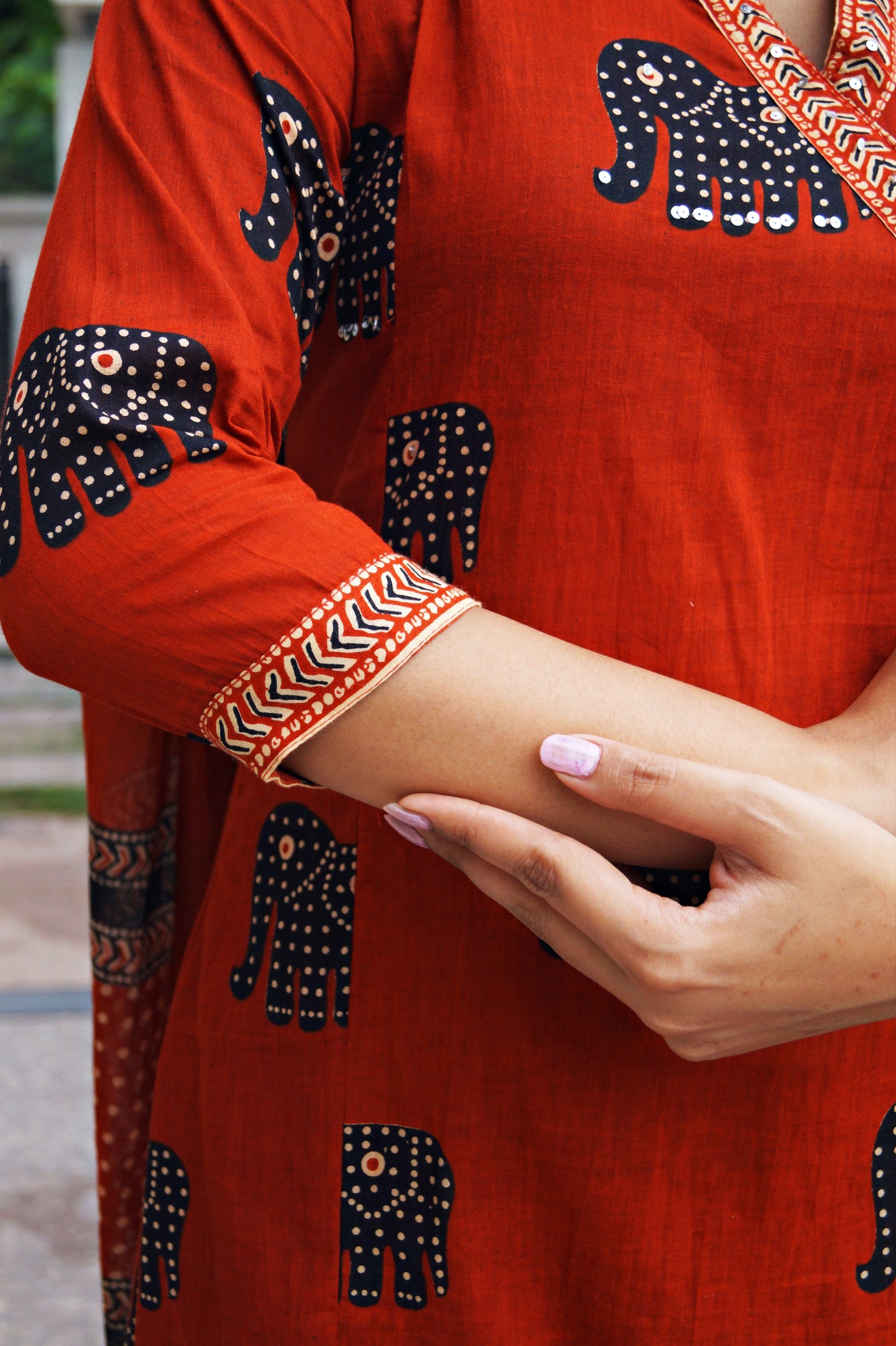 Urban Jungle -Cotton Kurti Set