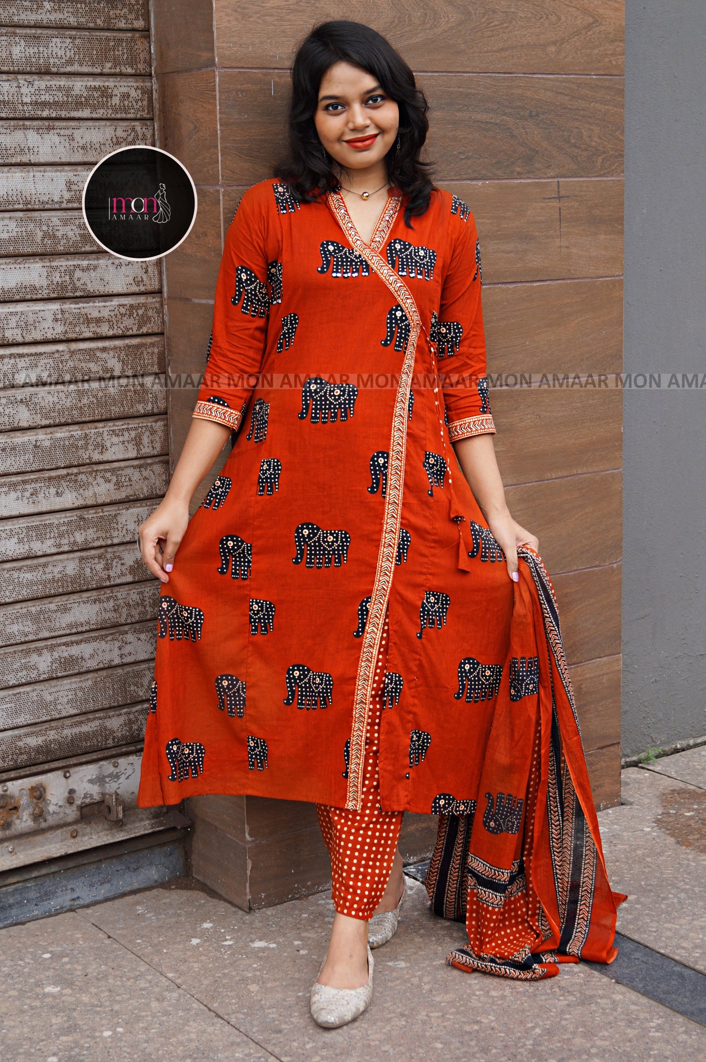 Urban Jungle -Cotton Kurti Set