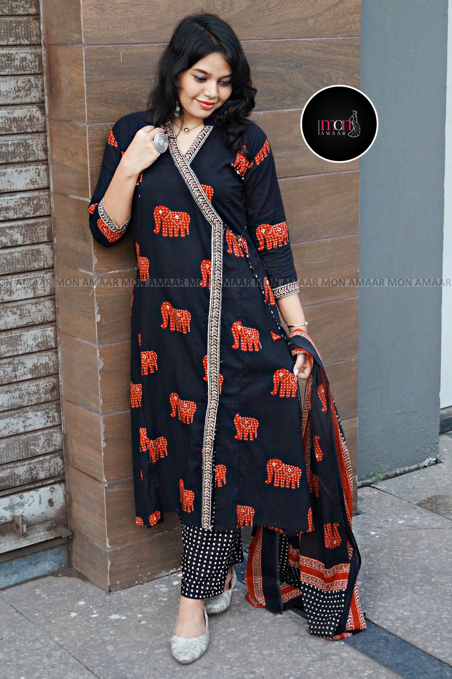 Urban Jungle -Cotton Kurti Set