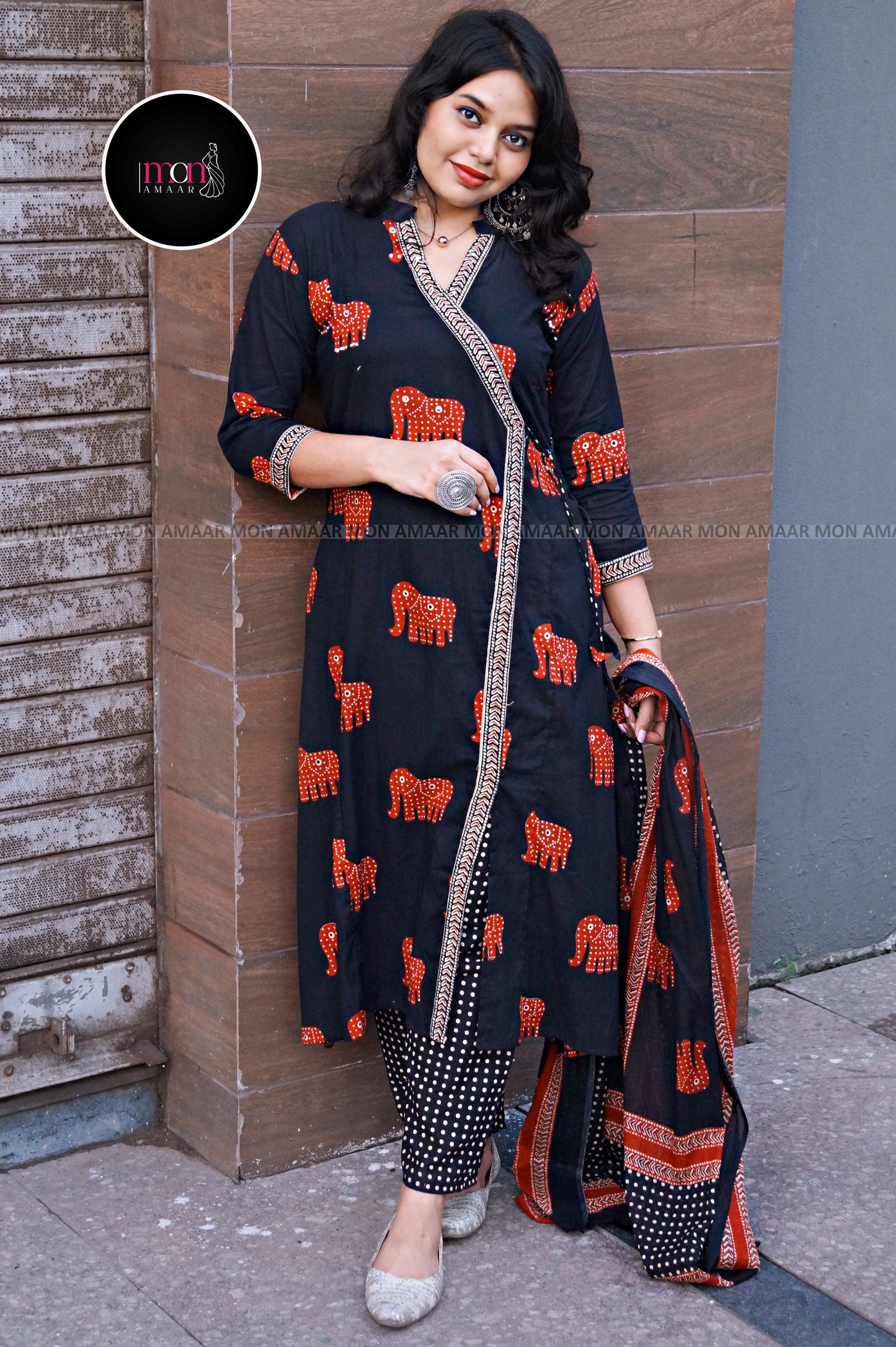 Urban Jungle -Cotton Kurti Set