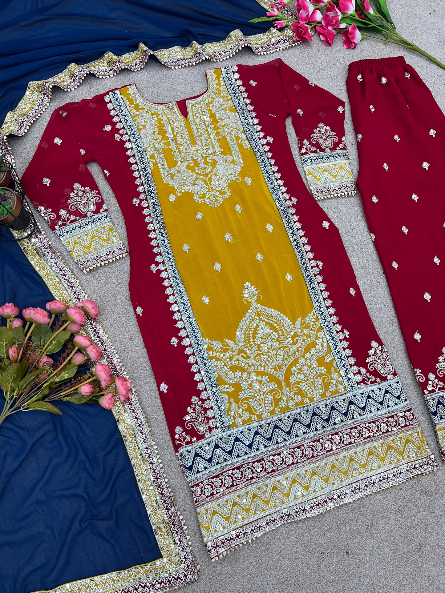 Oh My Love- Georgette Special Kurti Set