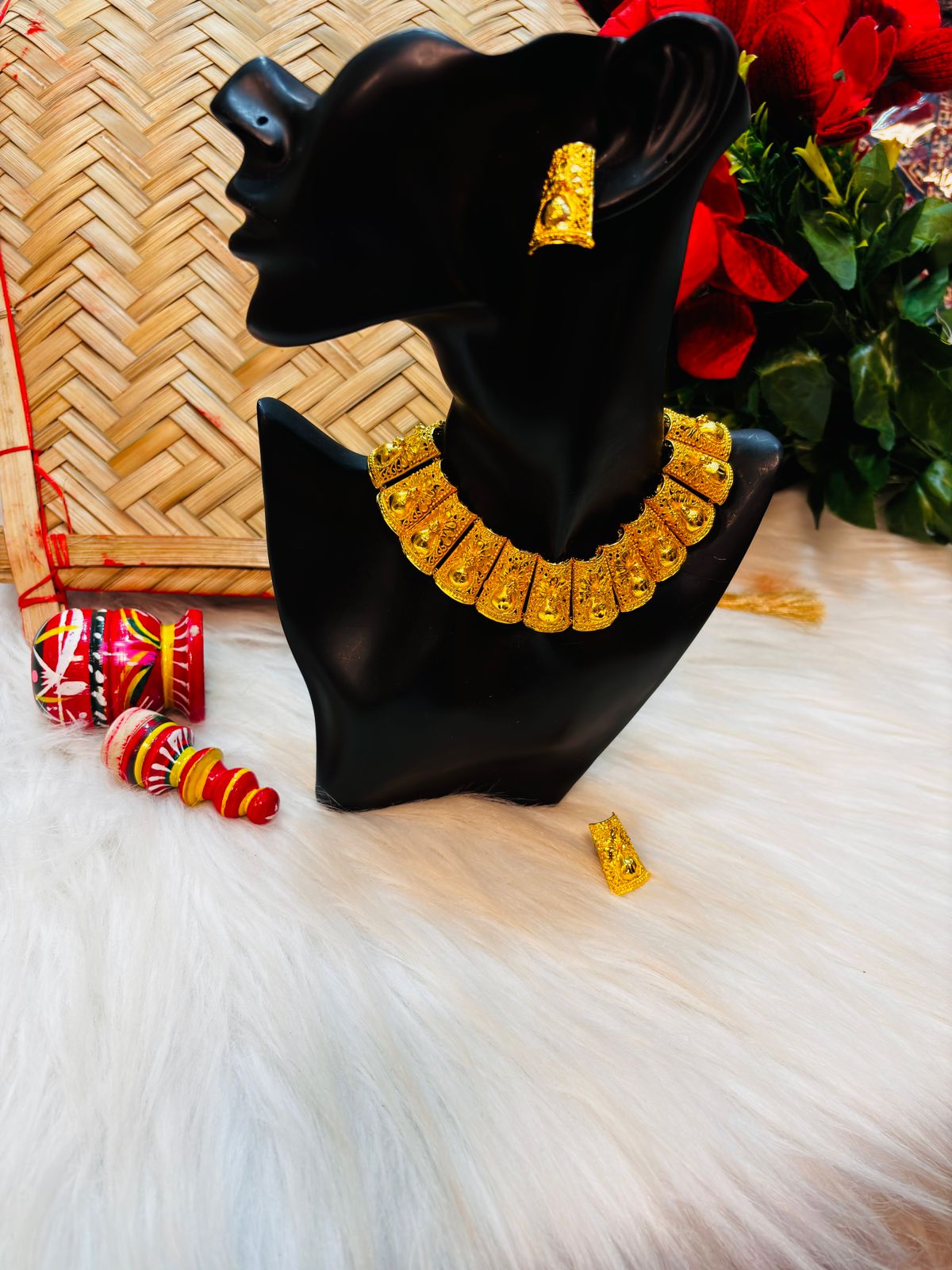 Golden Treasure- Gold Plated Necklace Set