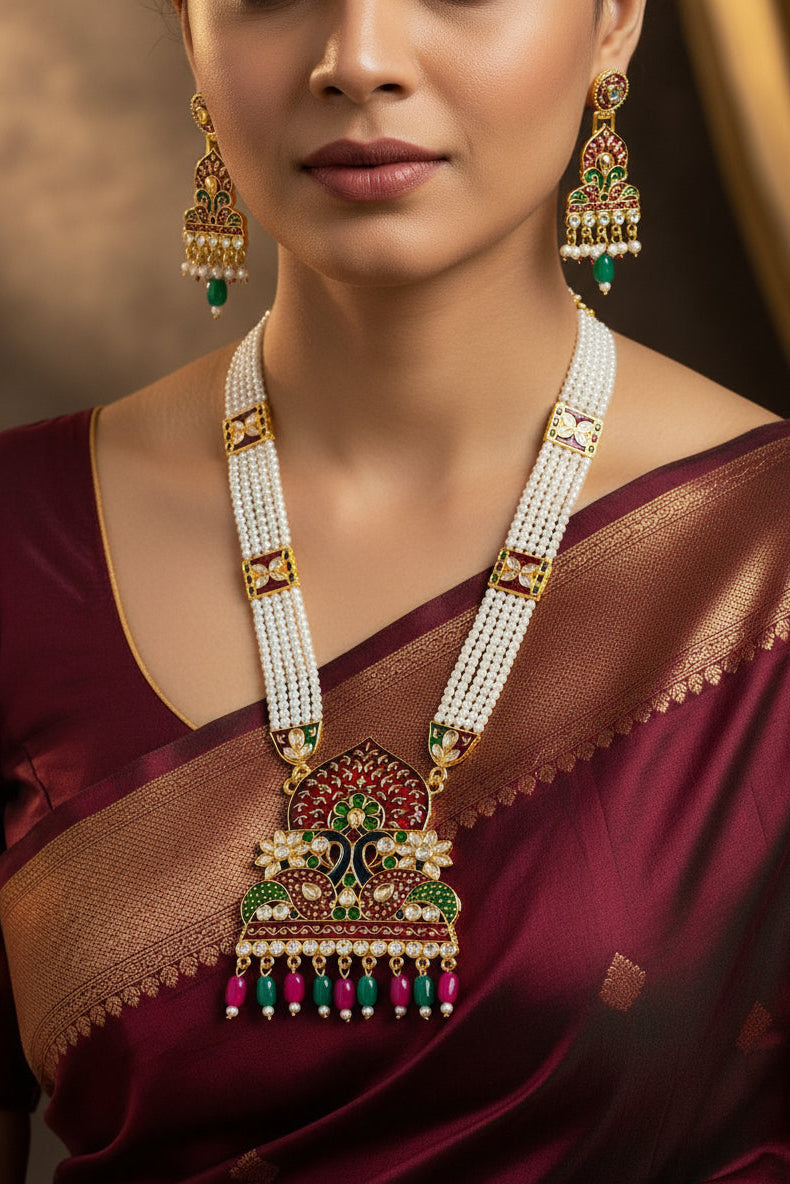 A Real Raani Look- Gold Plated Jewellery