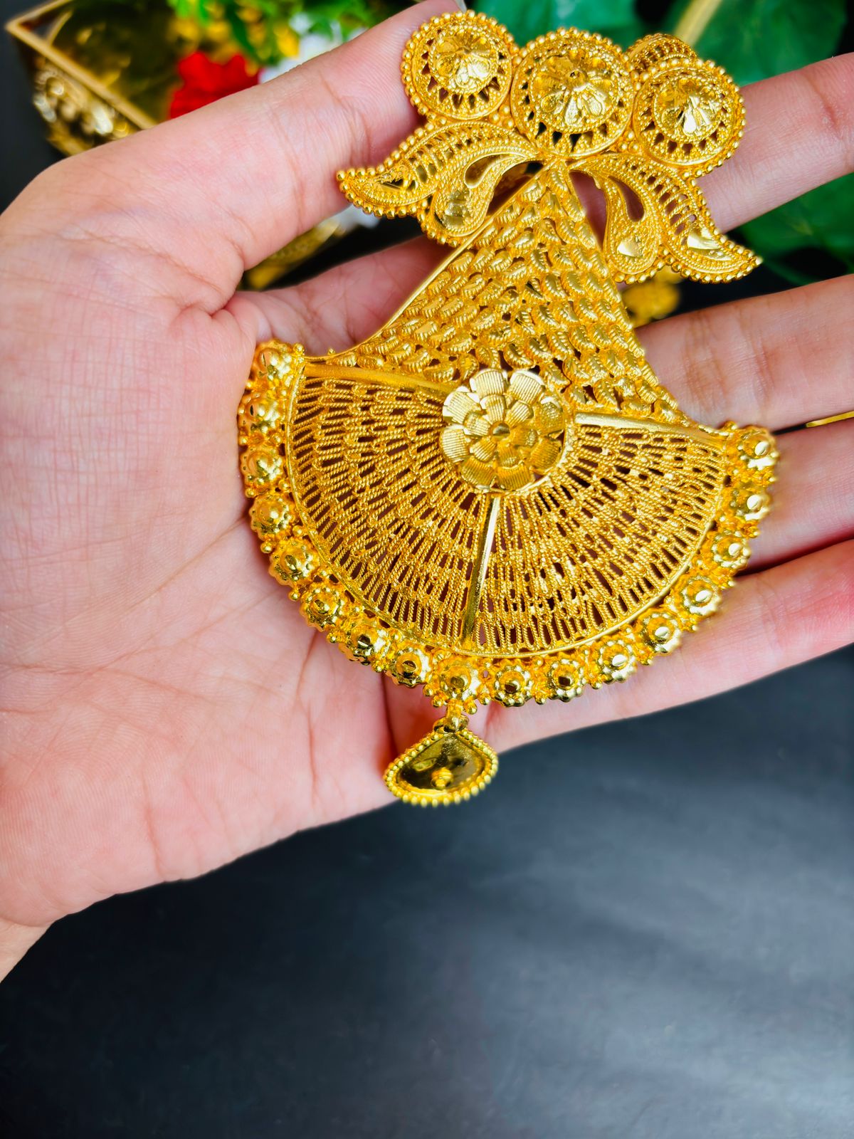 Prakriti - Gold Plated Long Necklace Set