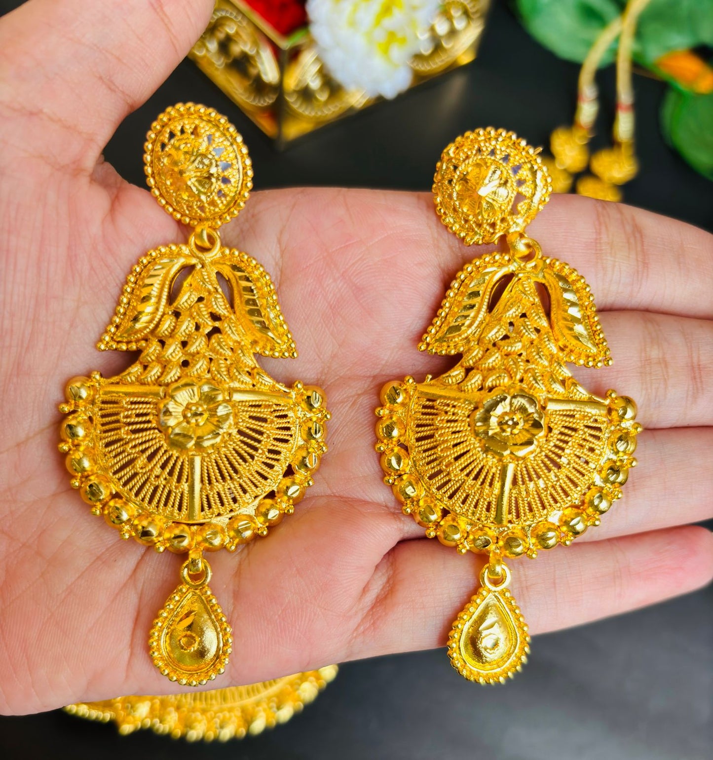 Prakriti - Gold Plated Long Necklace Set