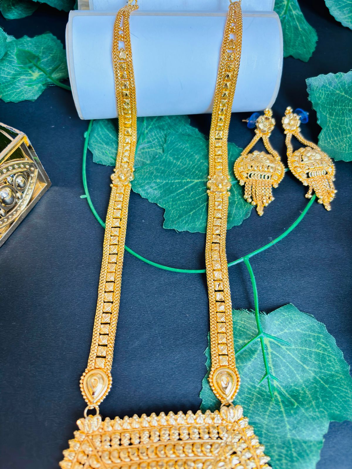 Anantaa Gold Plated Long Necklace Set