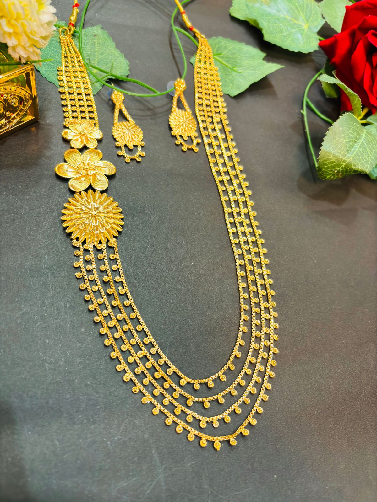 Hiranmayi Gold Plated Lahori Necklace Set