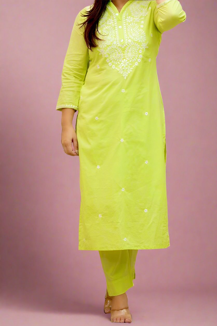 Soul Wisdom Cotton Kurti Set