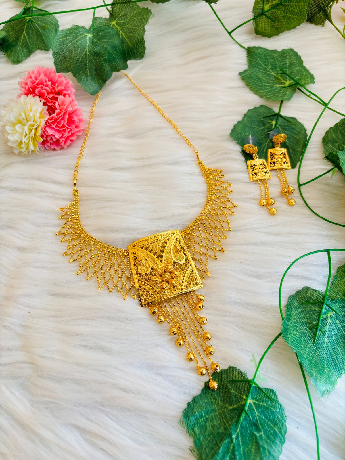 Sukanya- Gold Plated Necklace Set