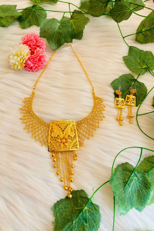 Sukanya- Gold Plated Necklace Set