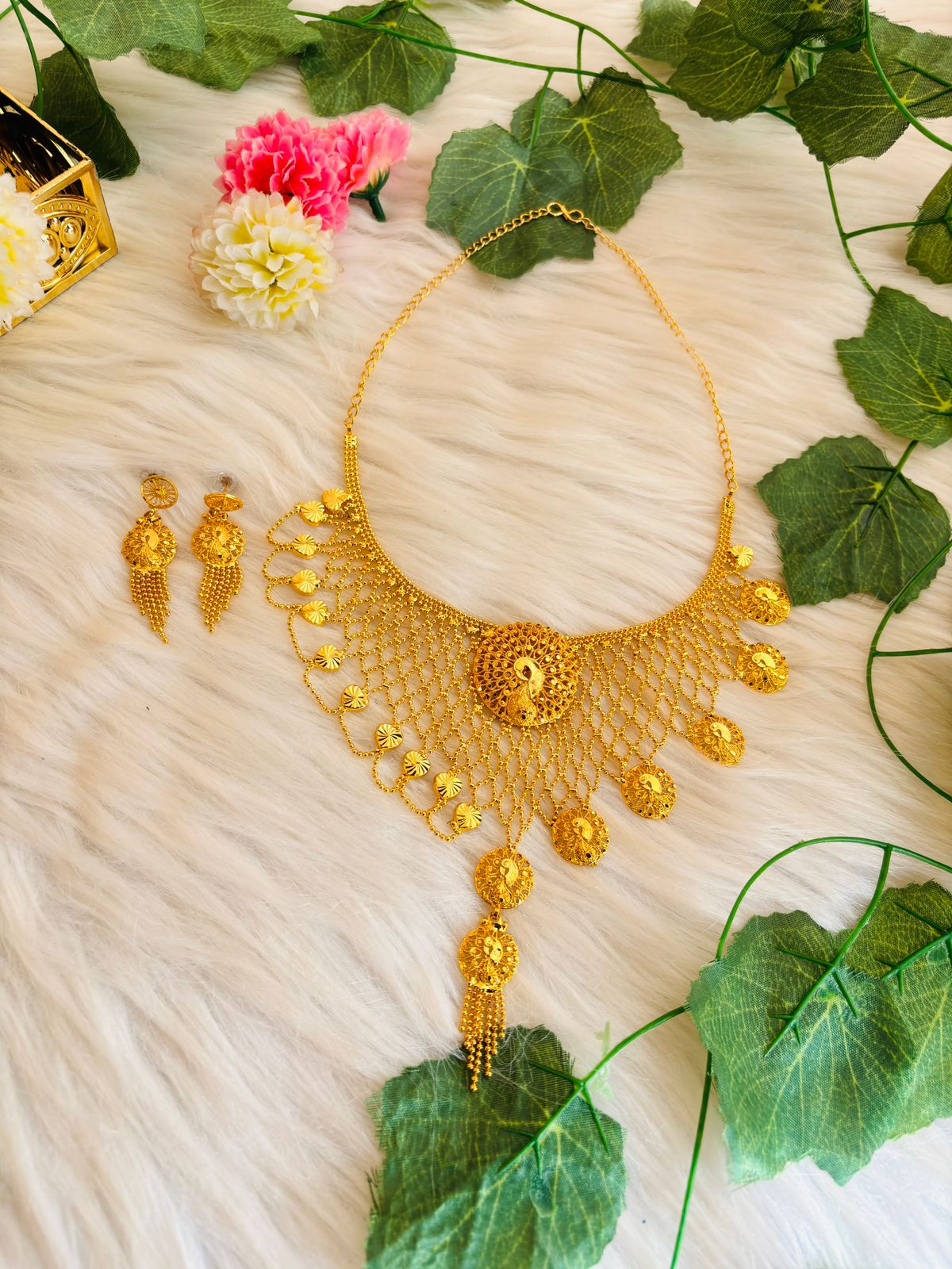 Rupamadhuri Gold Plated Necklace Set