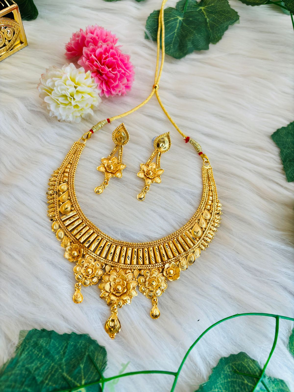 Treasure Trove- Gold Plated Necklace set