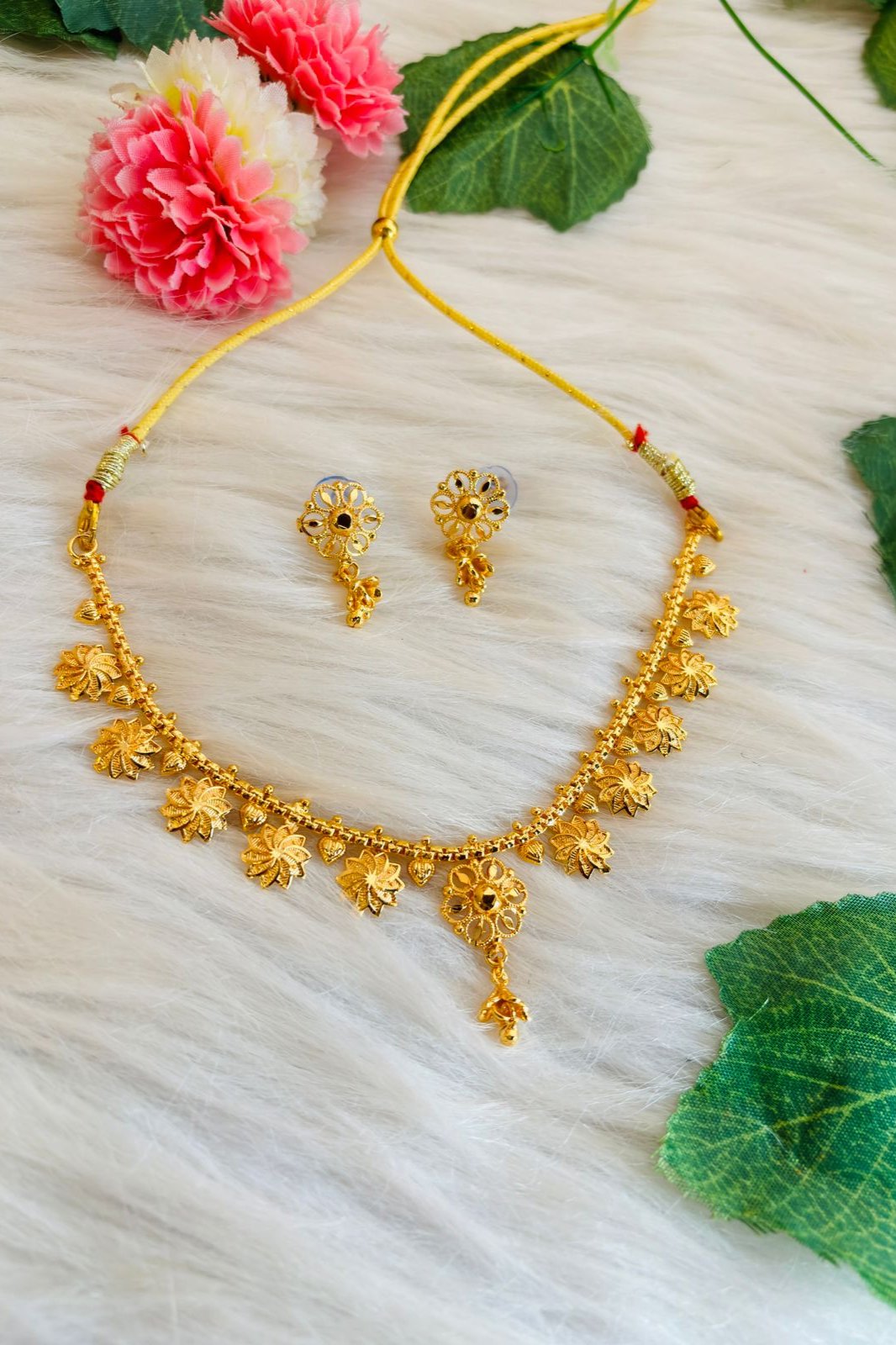 Golden Touch- Gold Plated Necklace Set