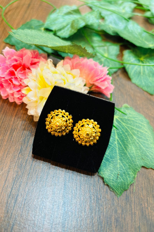 Shining Gold Plated Earrings