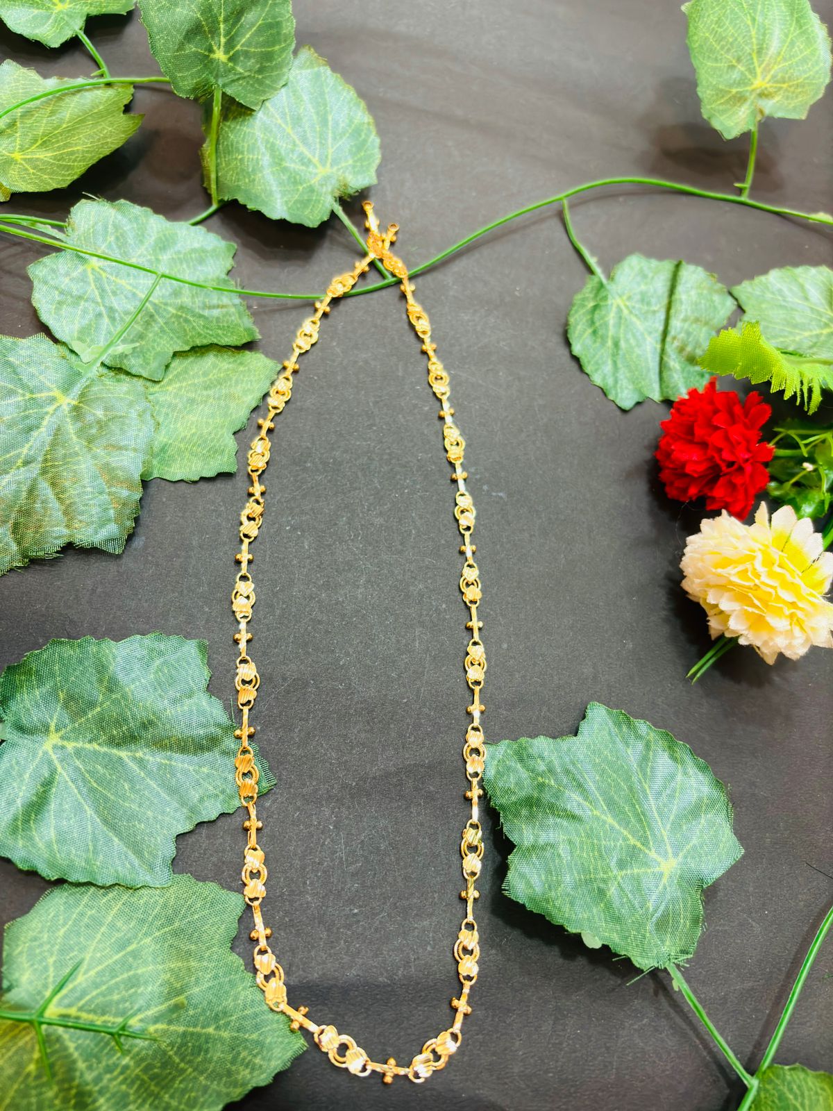 Experience The Luxury - Golden Plated Chain