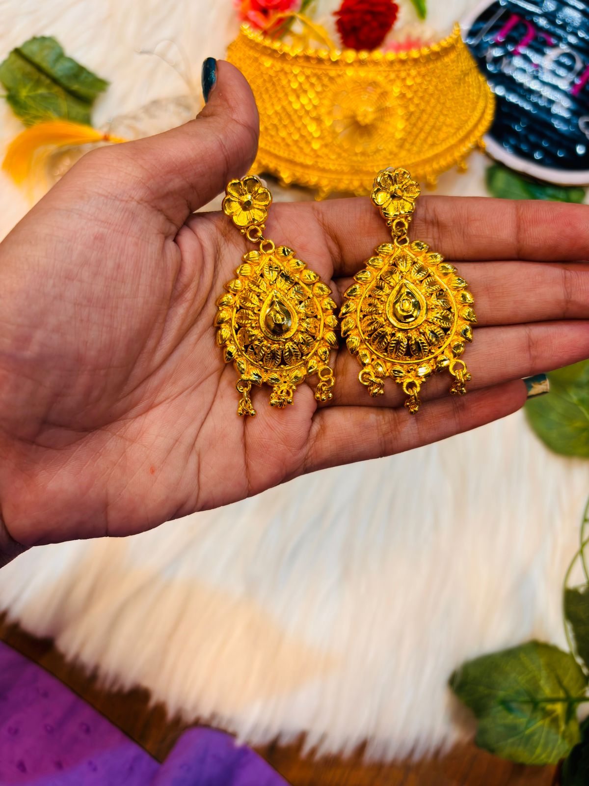 Indumati Gold Plated Bridal Choker