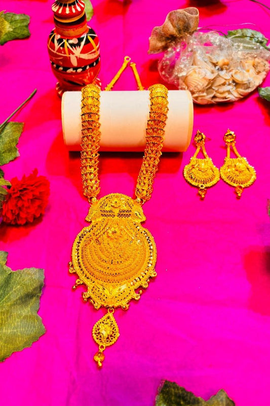 Inaya Gold Plated Sita Har  Bridal Necklace set