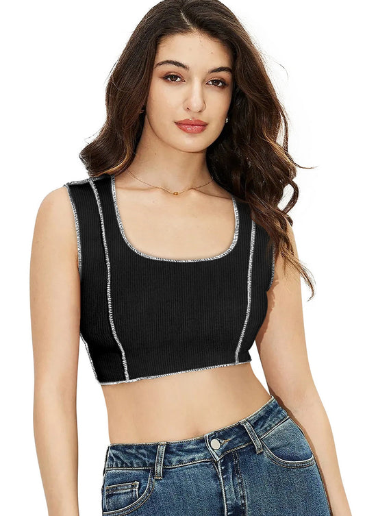 Too Much Fun (Western Crop Top)