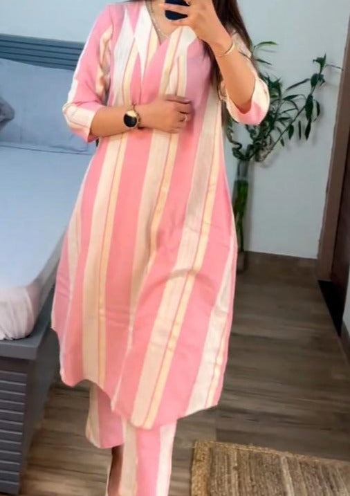 Jaipuri A line Kurti Set