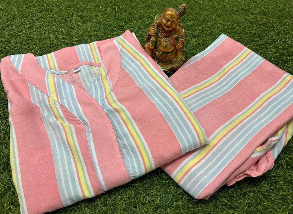Jaipuri A line Kurti Set