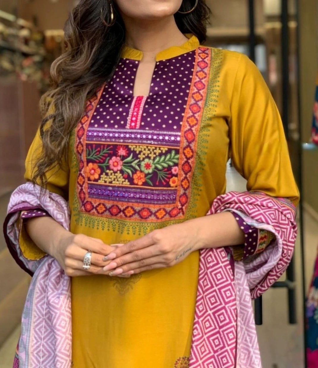 Jhumka Gira Re-  Kurti Set