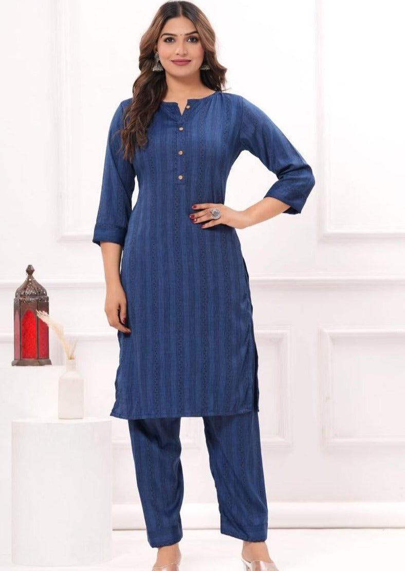 Hide & Seek Rayon Kurti Set