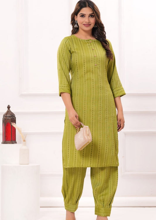 Hide & Seek Rayon Kurti Set