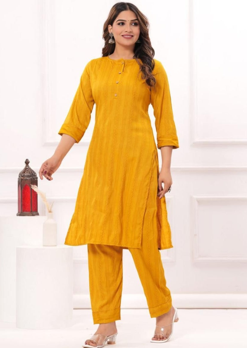 Hide & Seek Rayon Kurti Set