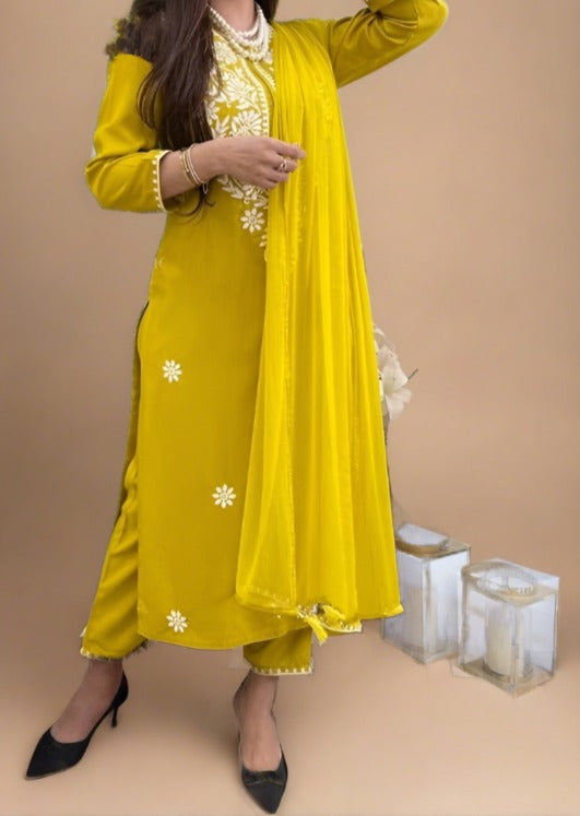 Buzzy Bee Cotton Kurti Set